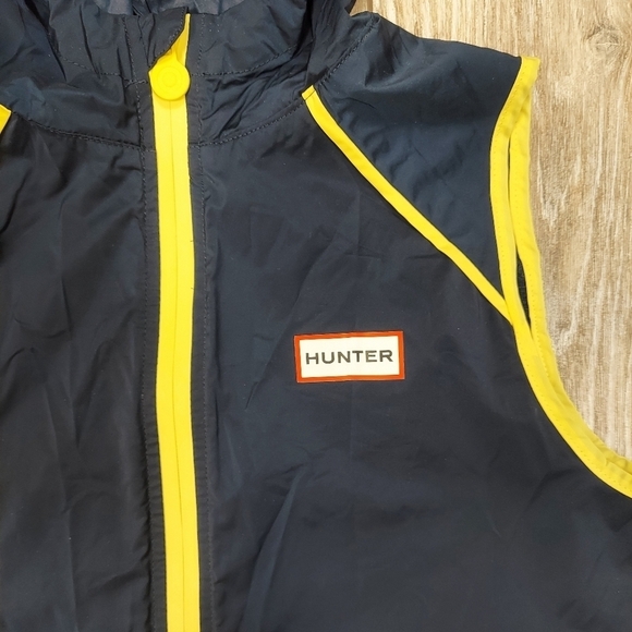 Hunter for Target Navy and Yellow Unisex Winderbreaker Vest S 6/6X - Picture 4 of 4